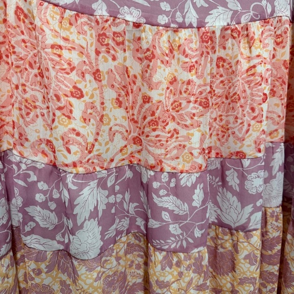 Boho Midi Tiered Skirt - Picture 4 of 7